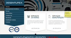 Desktop Screenshot of desentupex.com